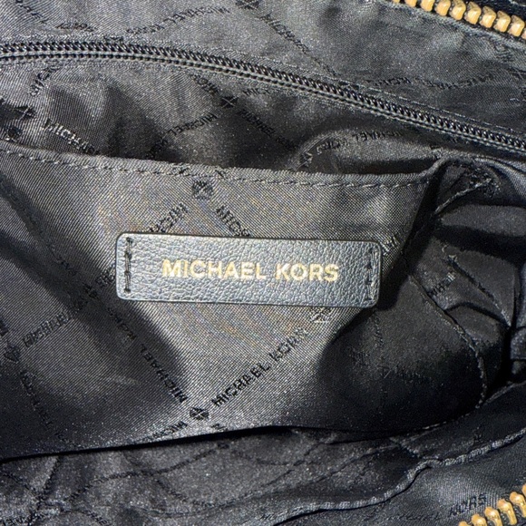 Michael Kors Gold Ellis Satchel Crossbody  Bag - Picture 9 of 9